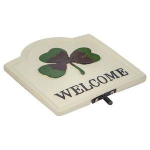 Shamrock Welcome Garden Stake