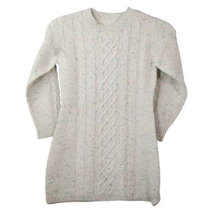 Aran Tweed Knit Dress