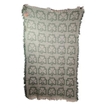 Load image into Gallery viewer, Green &amp; Cream Shamrock Throw