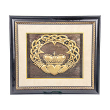 Load image into Gallery viewer, Framed Claddagh Art