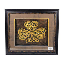 Load image into Gallery viewer, Framed Shamrock Art