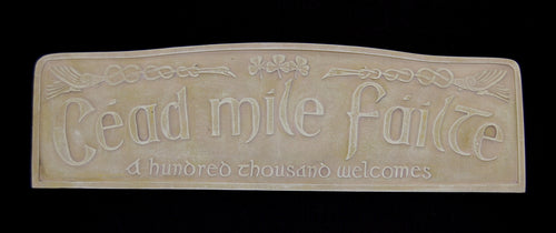 Cead Mile Failte Plaque