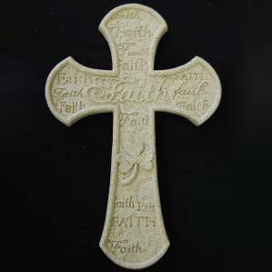 Shamrock Faith Cross