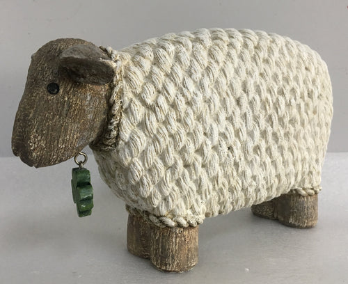 Sheep With Shamrock Charm