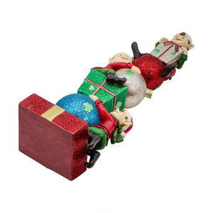 Irish Elves Stacking Presents Figurine