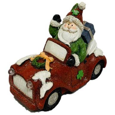 Irish Santa New Set Of Wheels Led