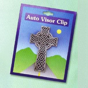 Celtic Cross Visor Clip