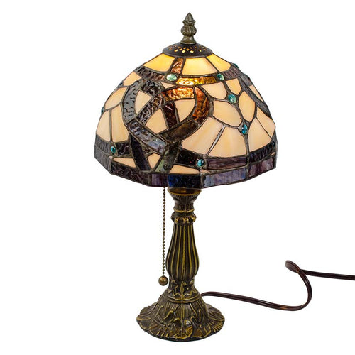 Celtic Pathways Stained Glass Lamp