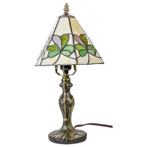 Shamrock Variegated Glass Lamp