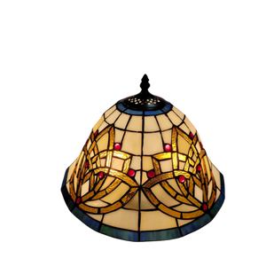 Celtic Blooming Flower Stained Glass Lamp