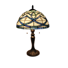 Load image into Gallery viewer, Trinity Ring Stained Glass Lamp