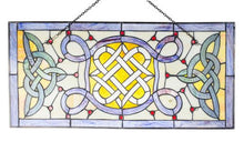 Load image into Gallery viewer, Celtic Stained Glass Window