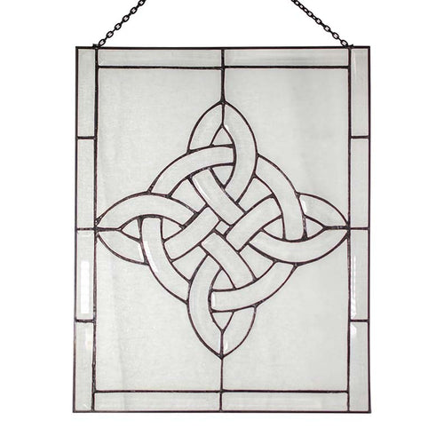 Celtic View Beveled Window