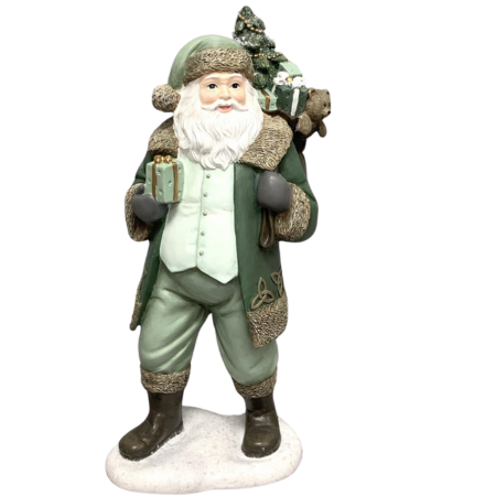 Old World Celtic Santa Figurine