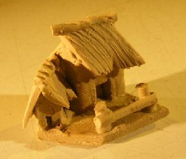 Miniature Cottage Figurine - 1.25 x 1 Tall