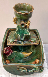 Ceramic Table Top Water Fountain -8.25 x 7.25 x 10.5