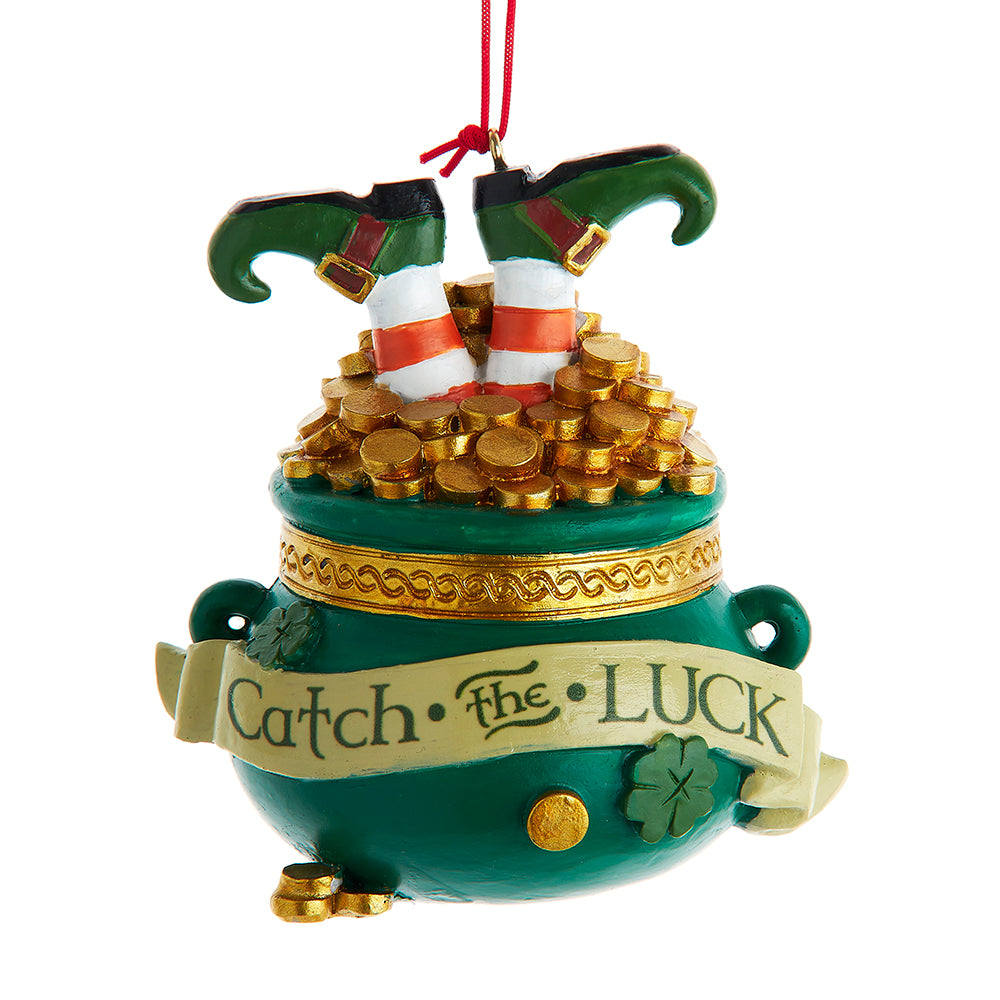 Irish Pot Of Gold Ornament